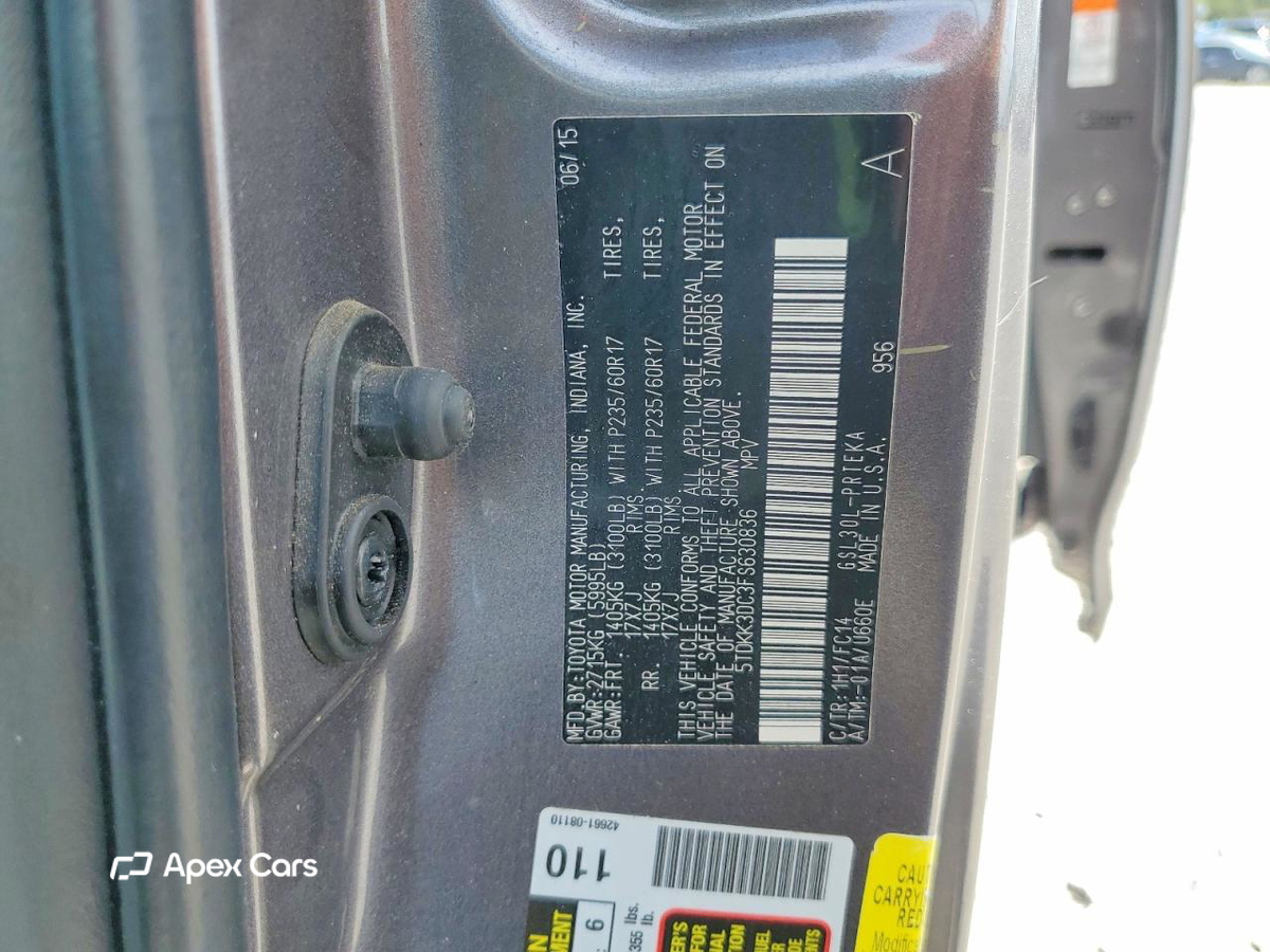 Toyota Sienna 2015