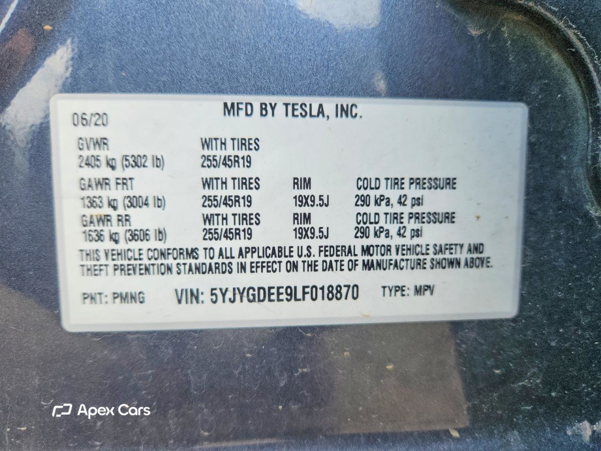 Tesla Model Y 2020