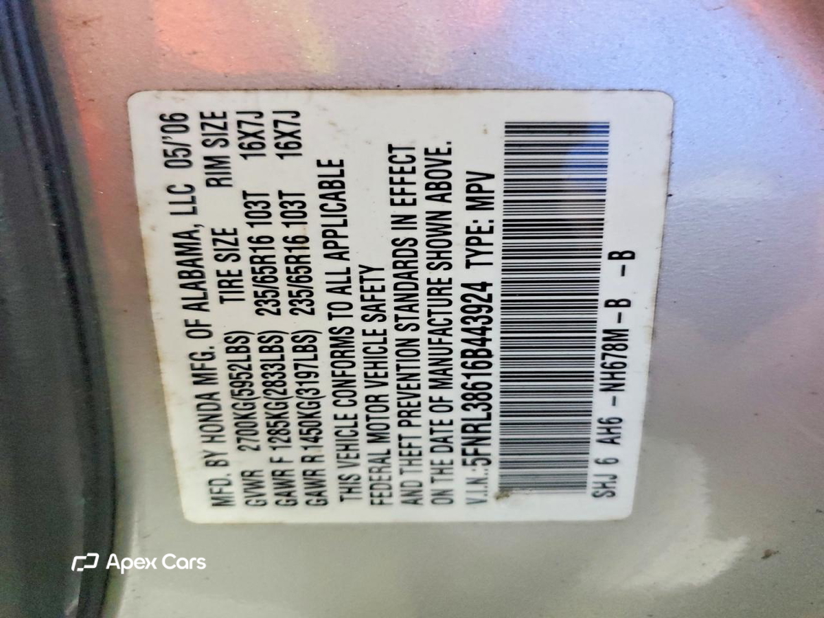 Honda Odyssey 2006
