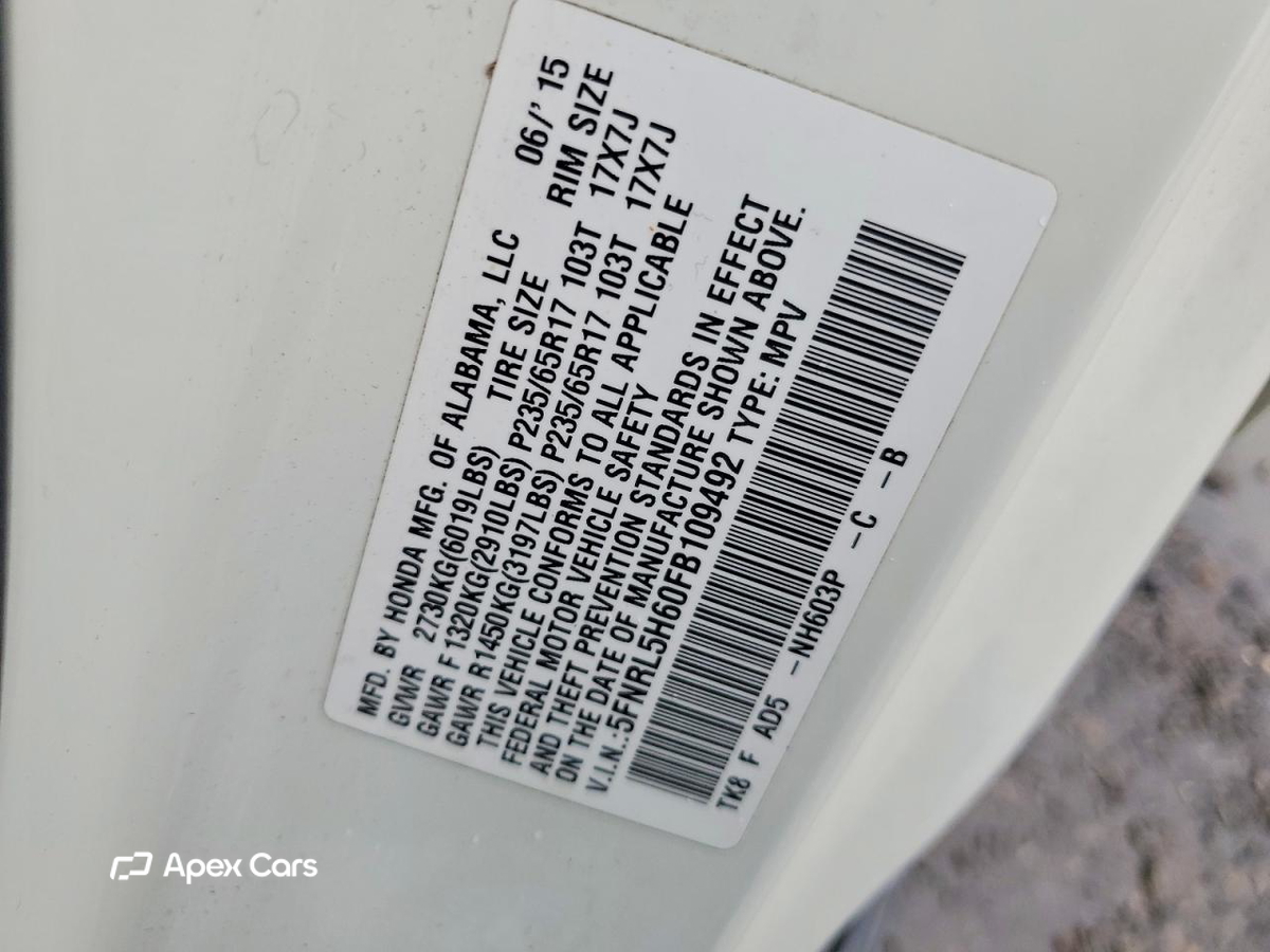 Honda Odyssey 2015