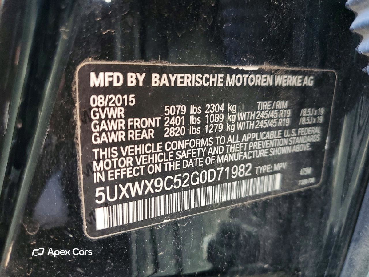 BMW X3 2016