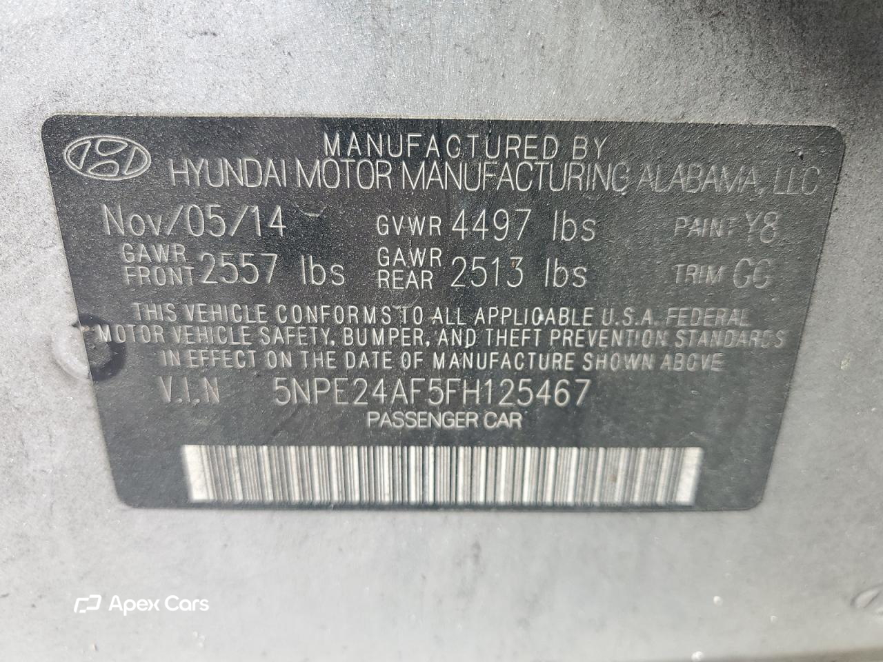 Hyundai Sonata 2015