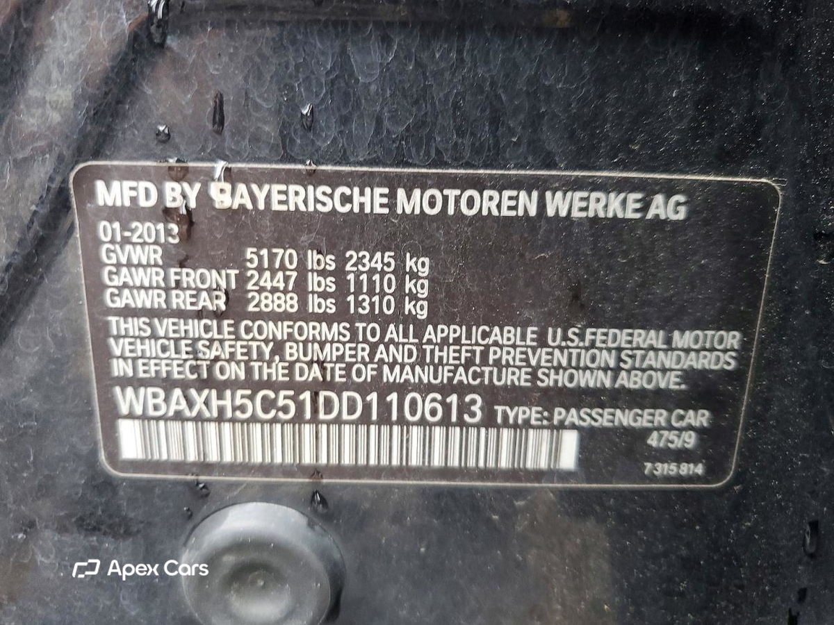 BMW Series 5 2013