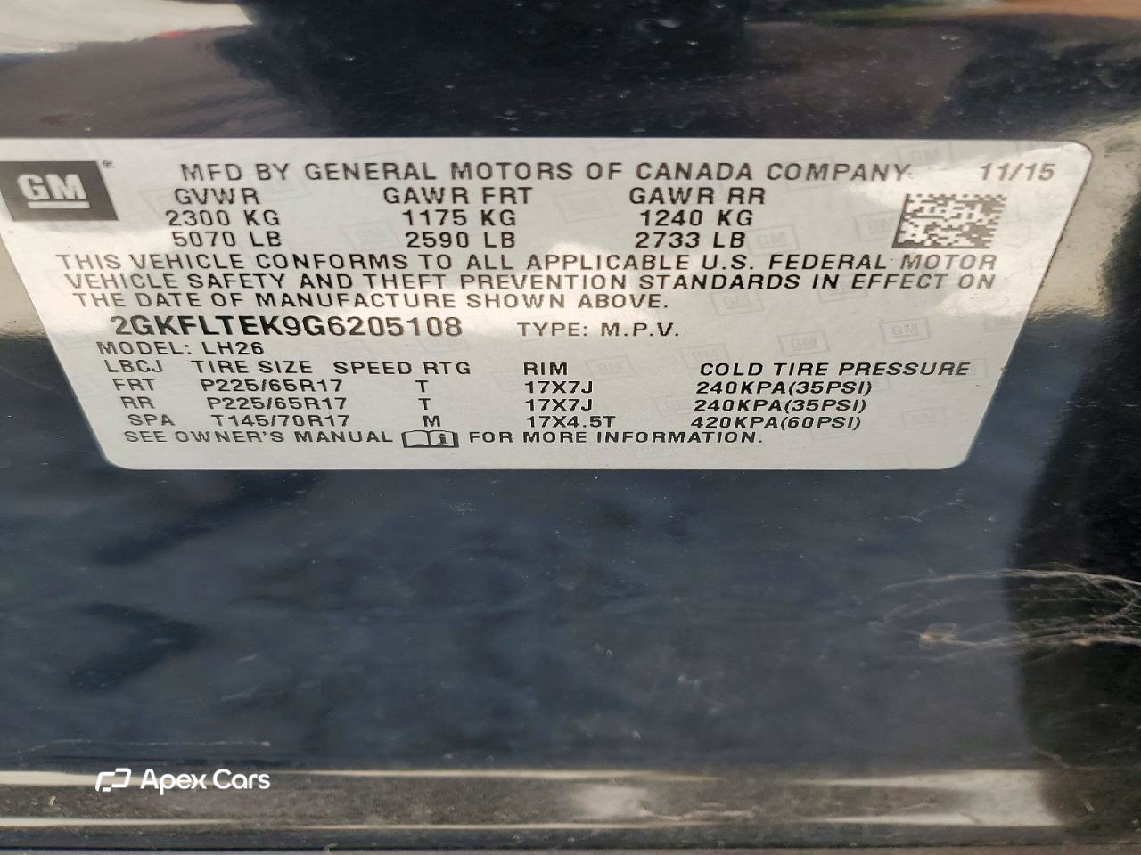 GMC Terrain 2016