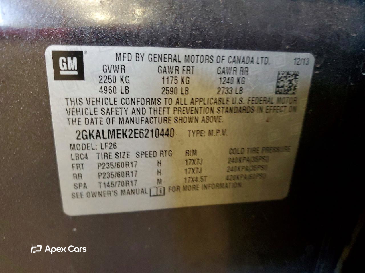 GMC Terrain 2014