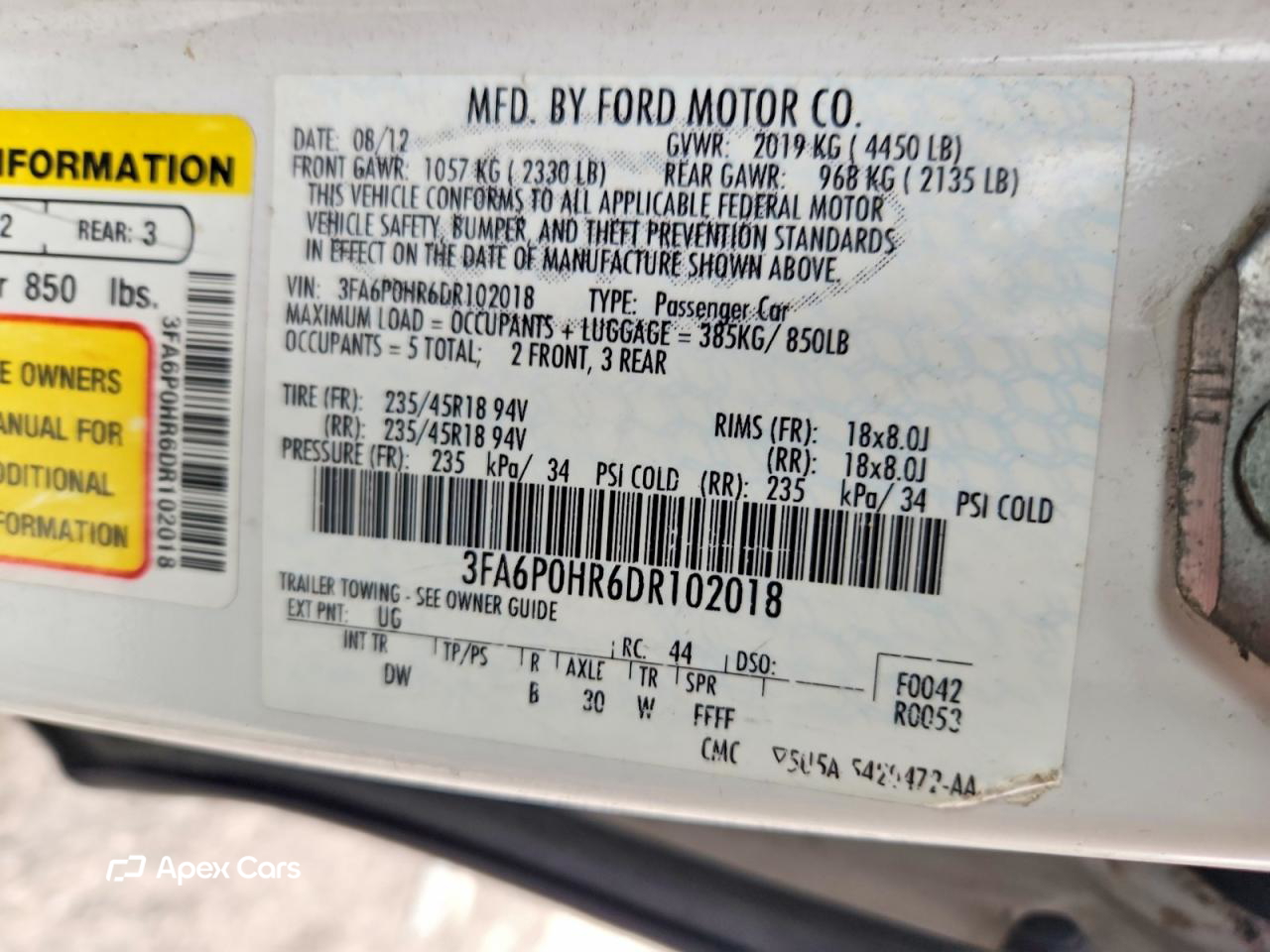 Ford Fusion 2013