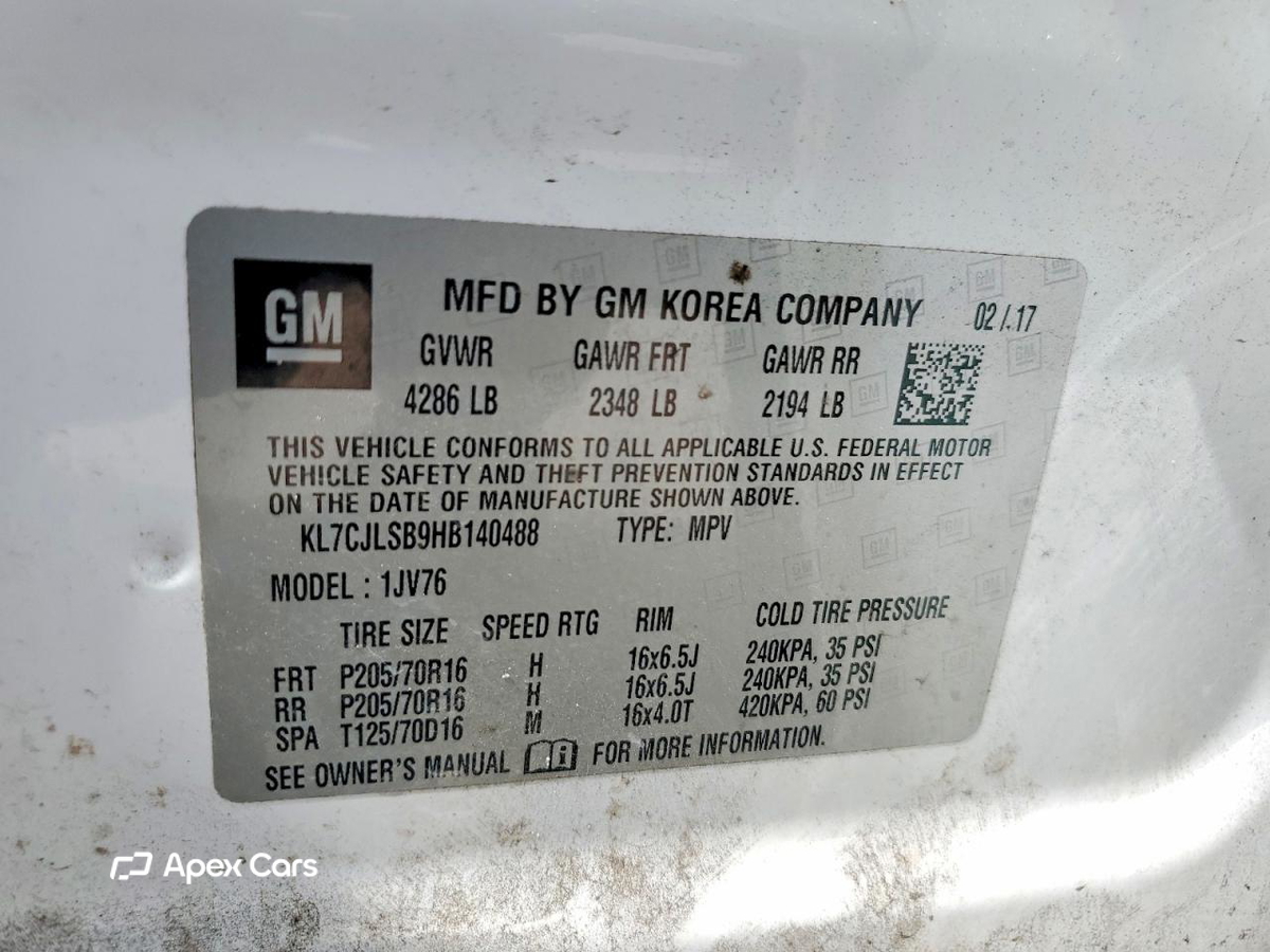 Chevrolet Trax 2017