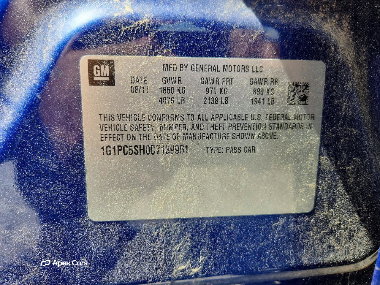 Chevrolet Cavalier 2012