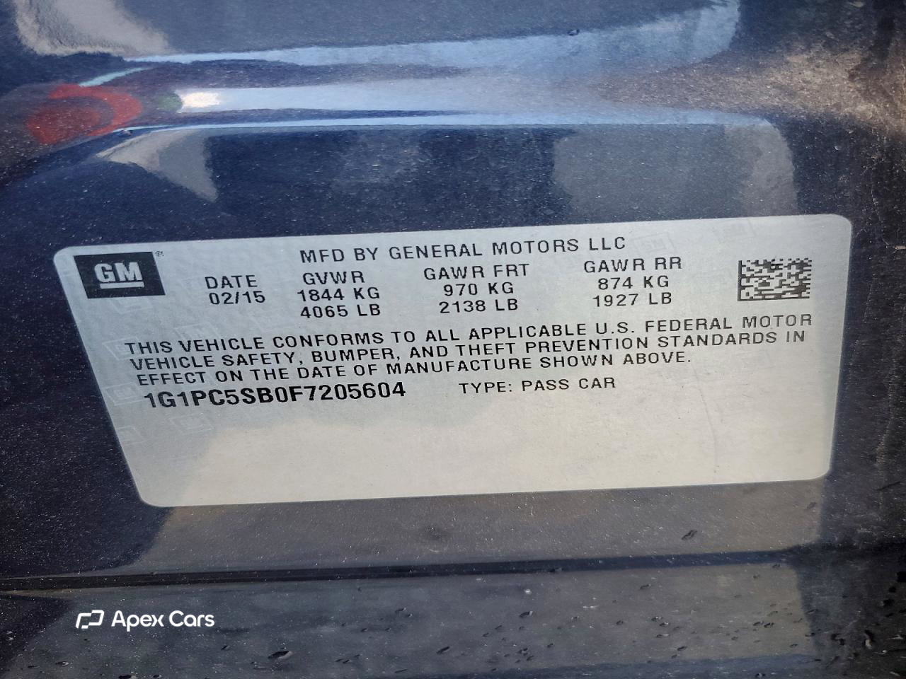 Chevrolet Cruze 2015