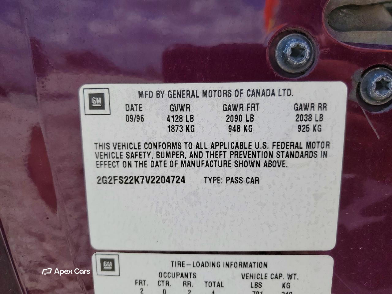 Pontiac Firebird 1997