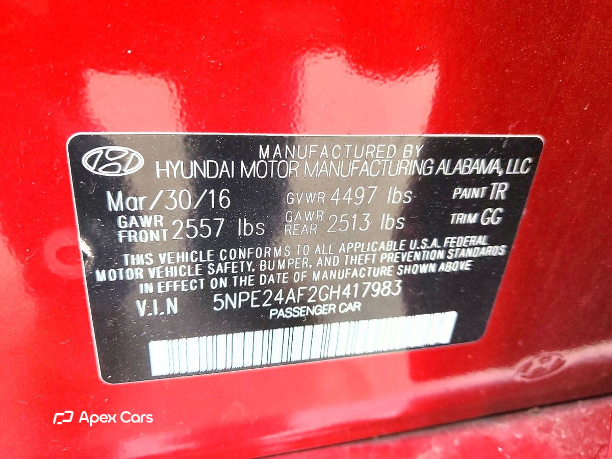 Hyundai Sonata 2016
