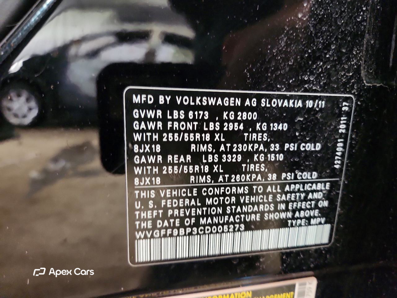 Volkswagen Touareg 2012