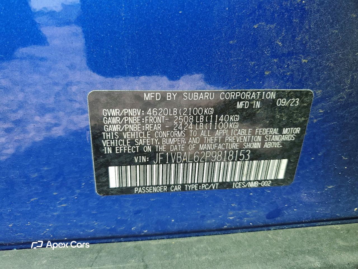 Subaru WRX 2023