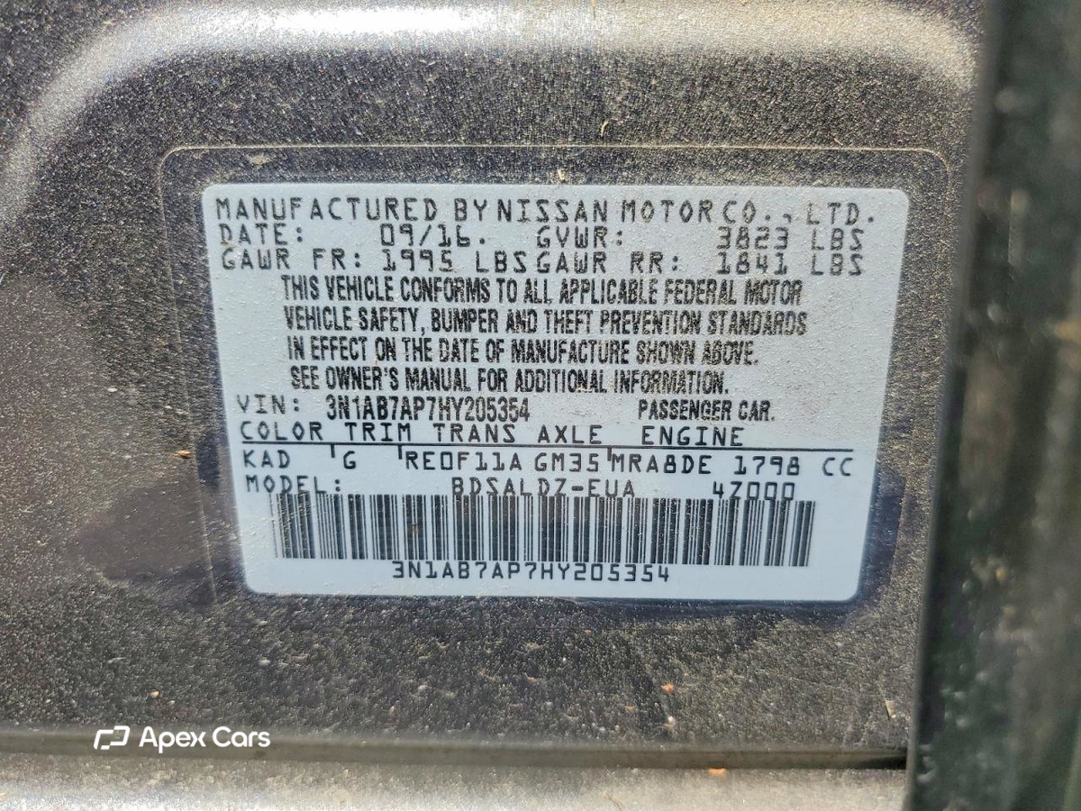 Nissan Sentra 2017