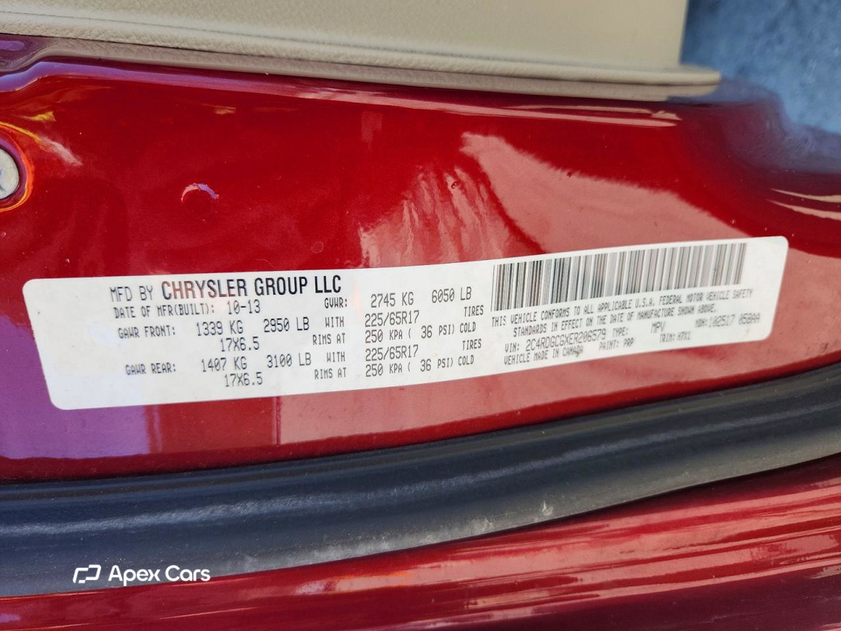 Dodge Caravan 2014