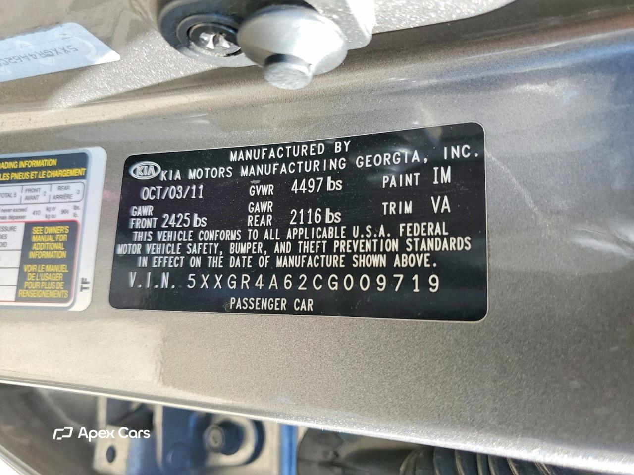 Kia Optima 2012