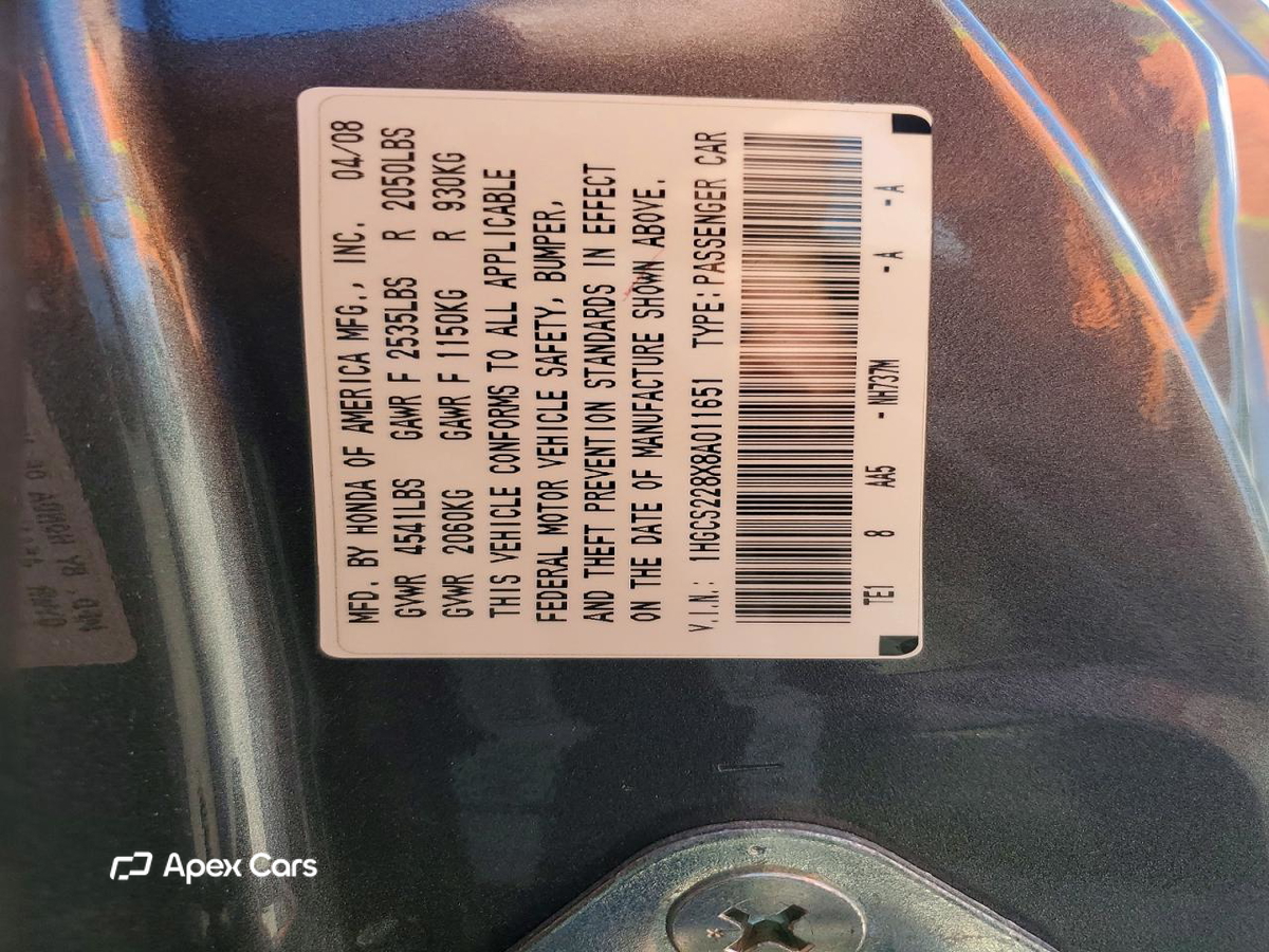 Honda Accord 2008