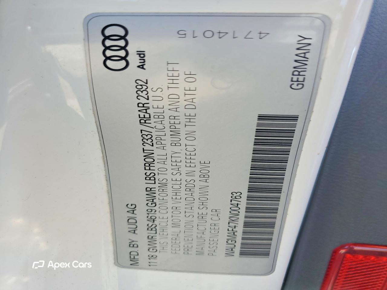 Audi A4 2019