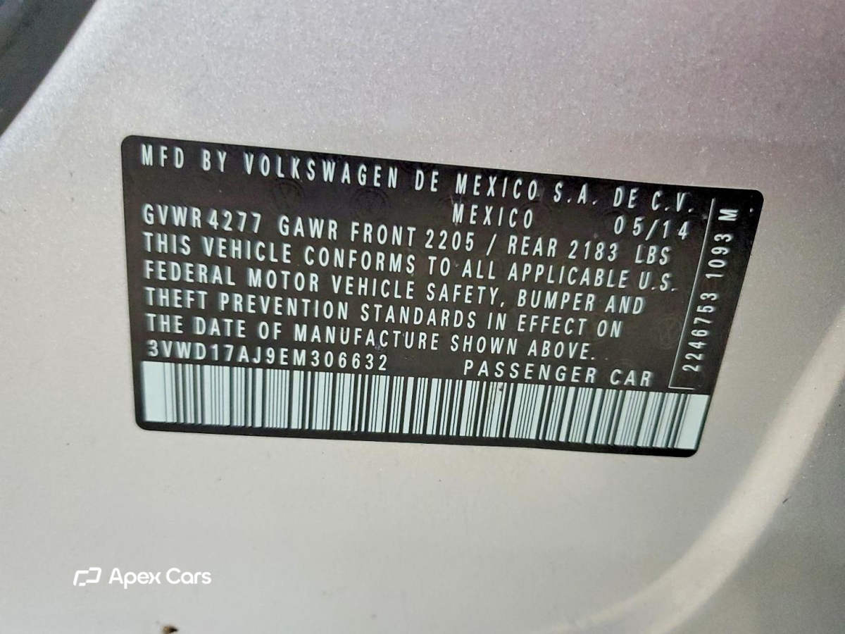 Volkswagen Jetta 2014