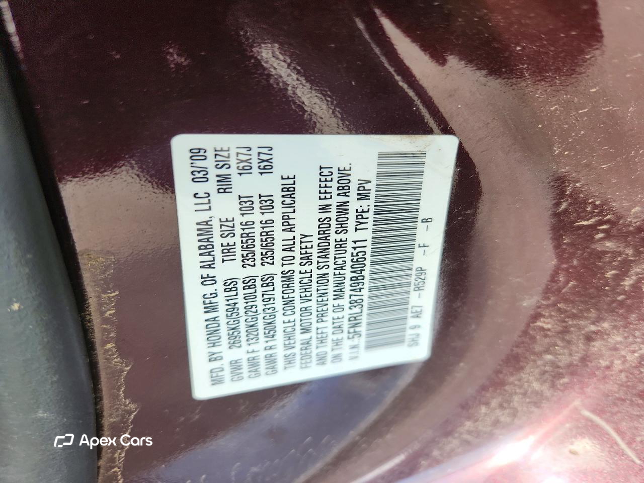 Honda Odyssey 2009
