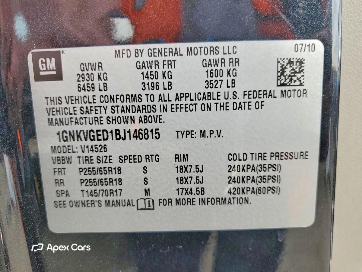 Chevrolet Traverse 2011
