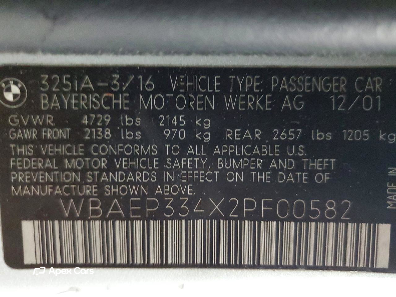 BMW Series 3 2002