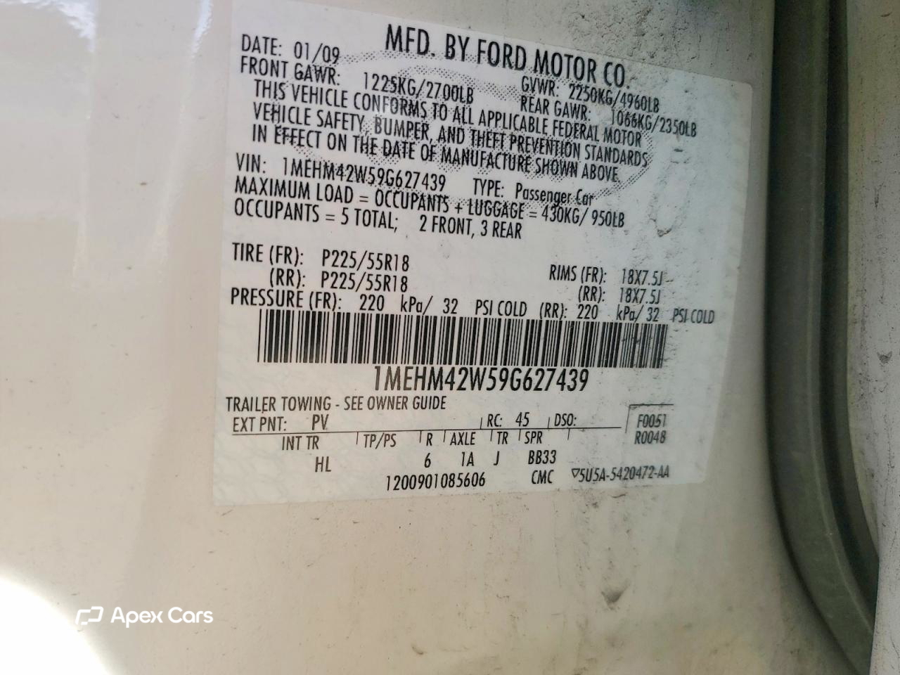 Mercury Sable 2009