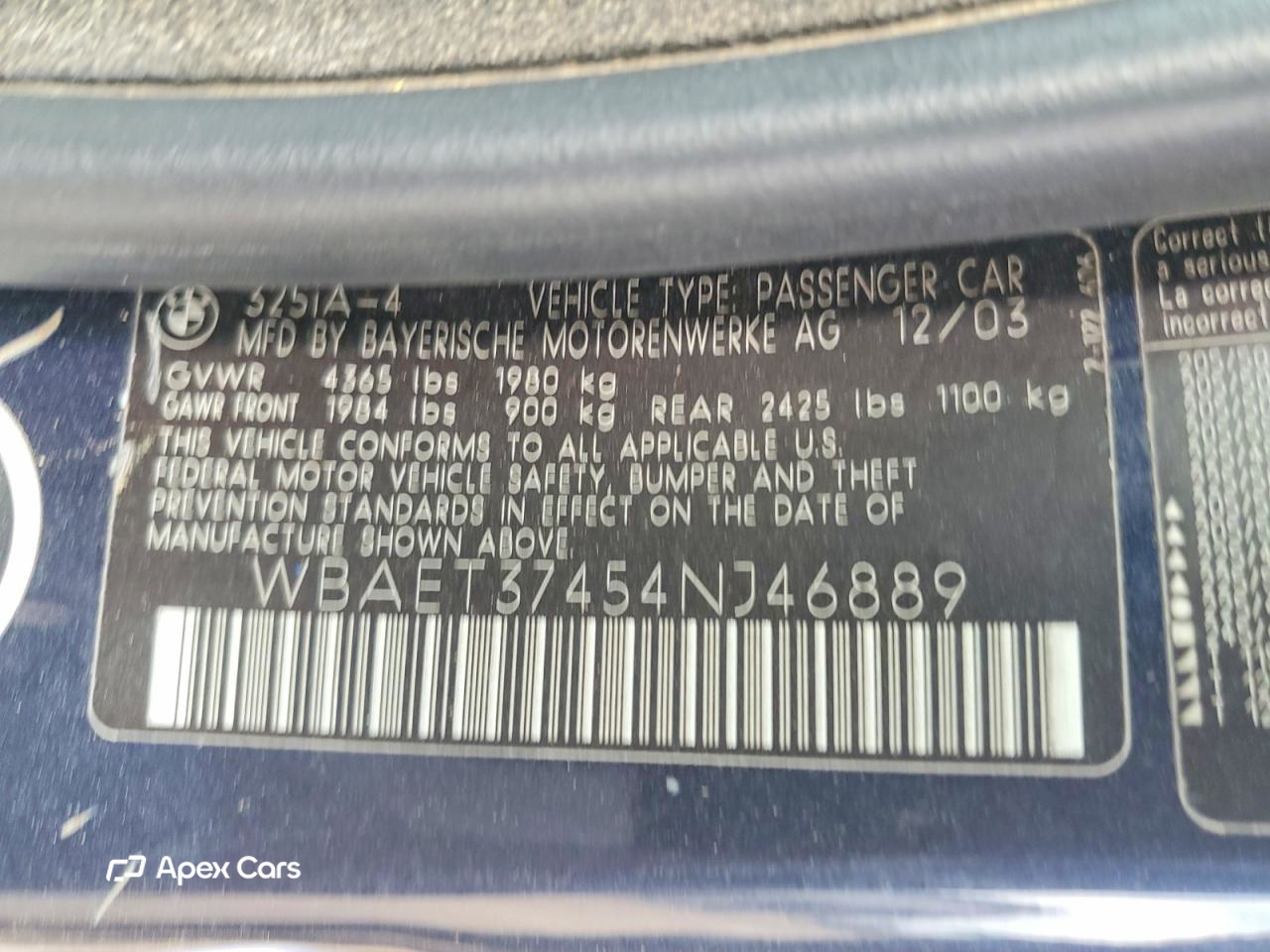 BMW Series 3 2004