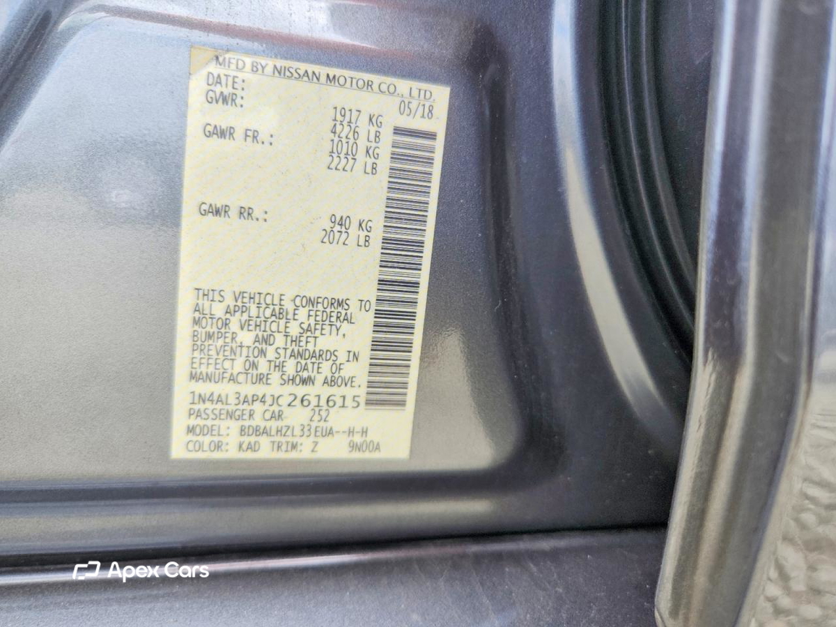 Nissan Altima 2018