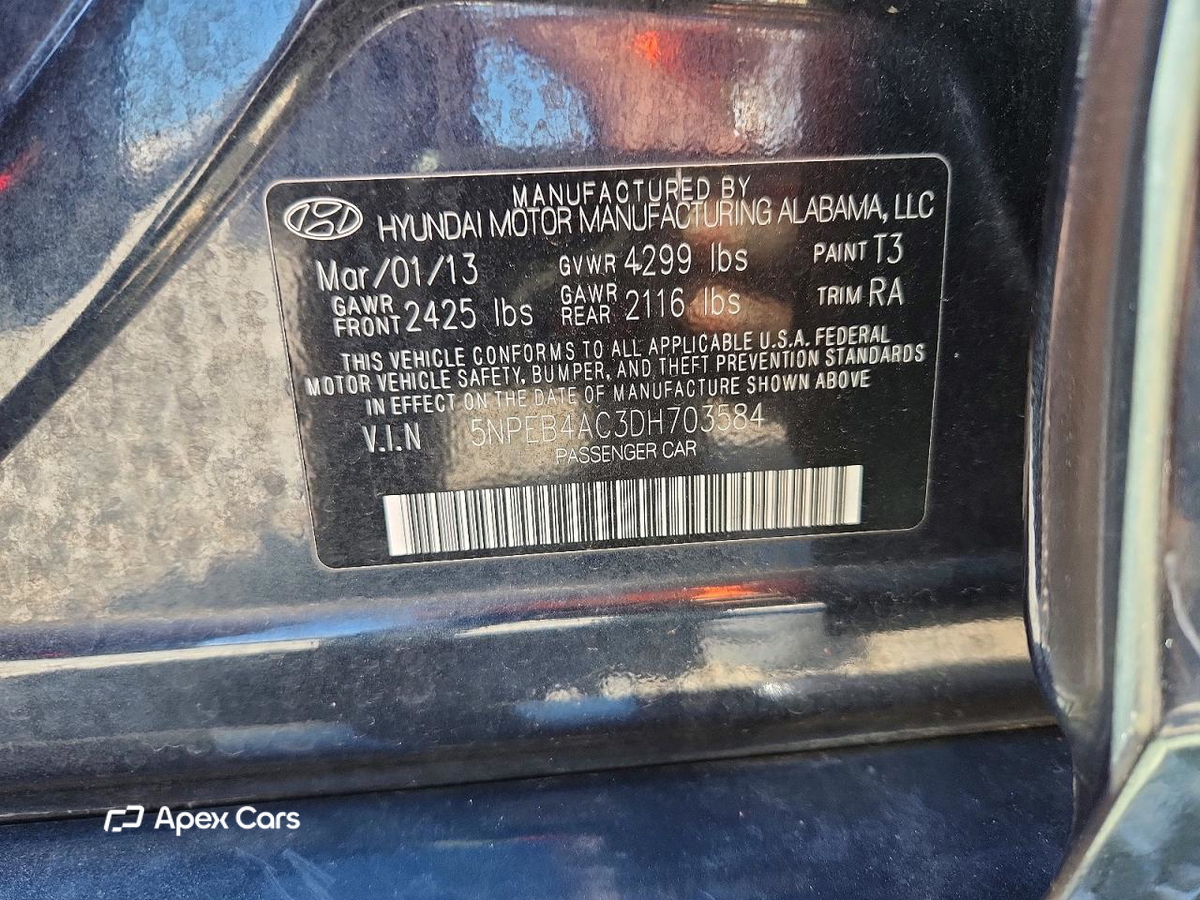 Hyundai Sonata 2013