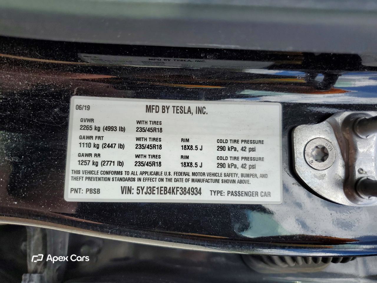 Tesla Model 3 2019