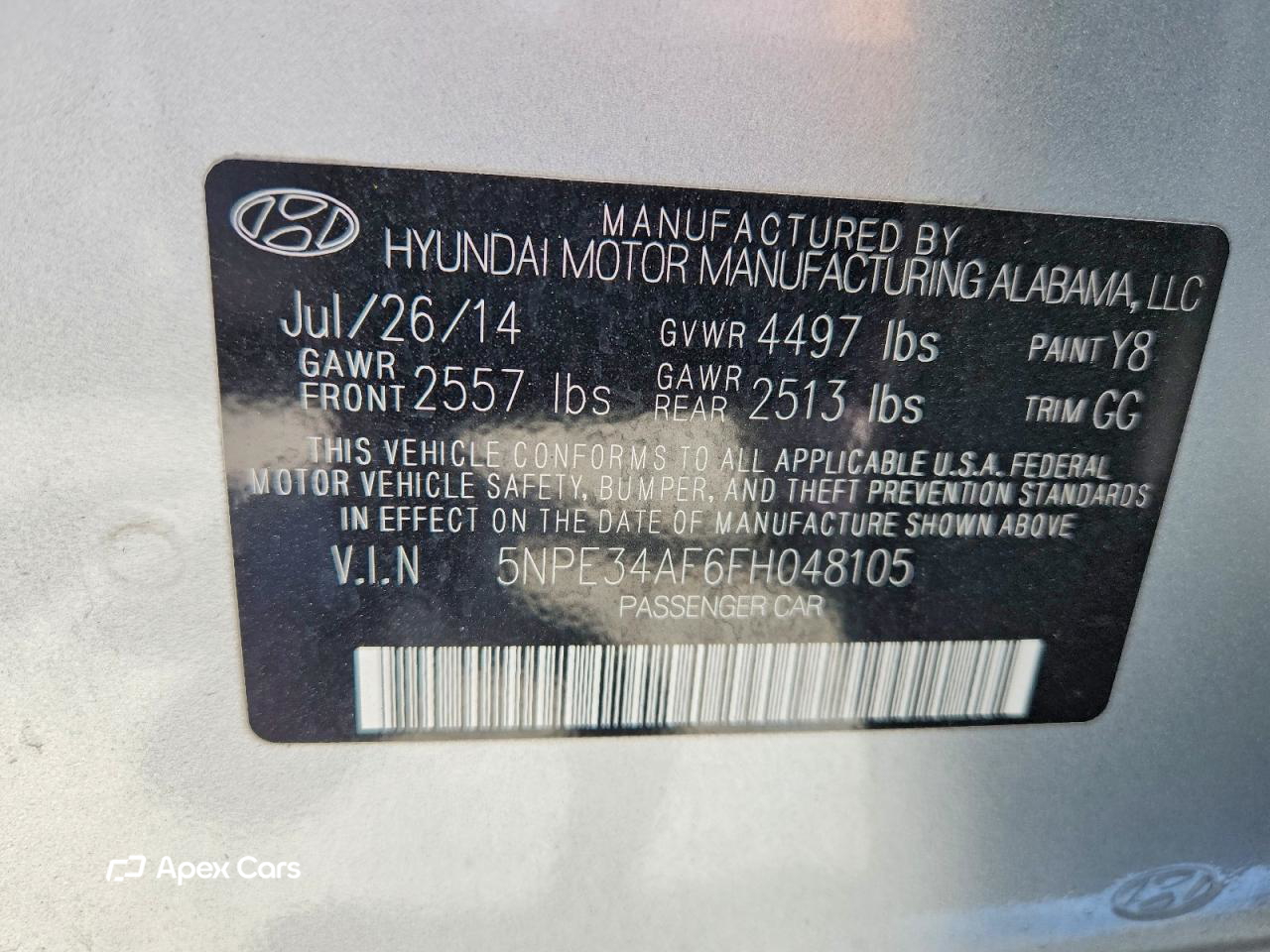 Hyundai Sonata 2015