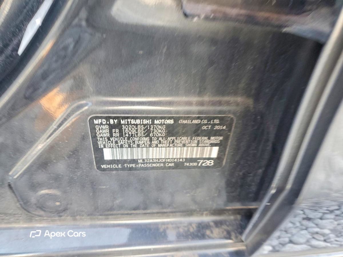 Mitsubishi Mirage 2015