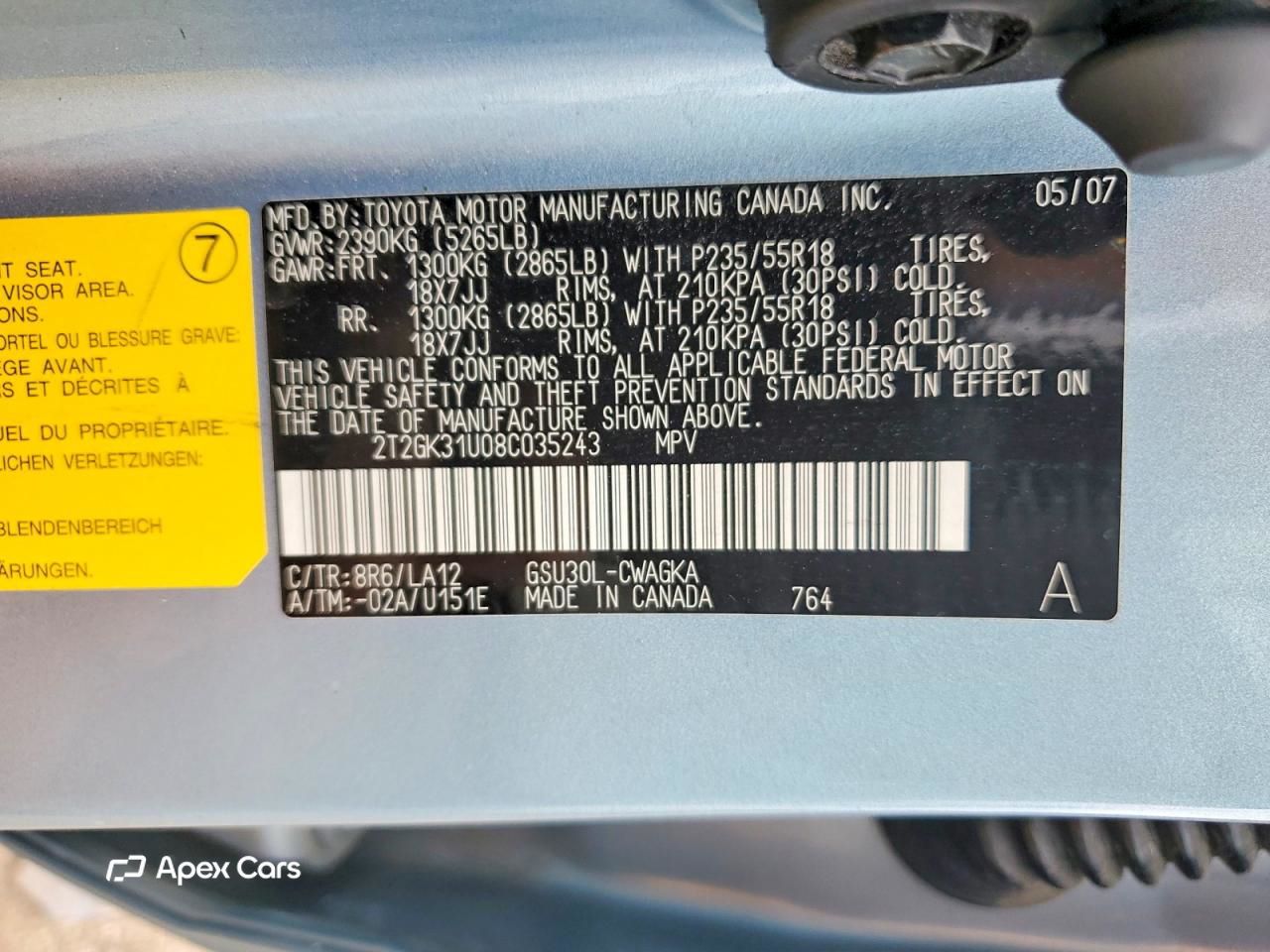 Lexus RX 2008
