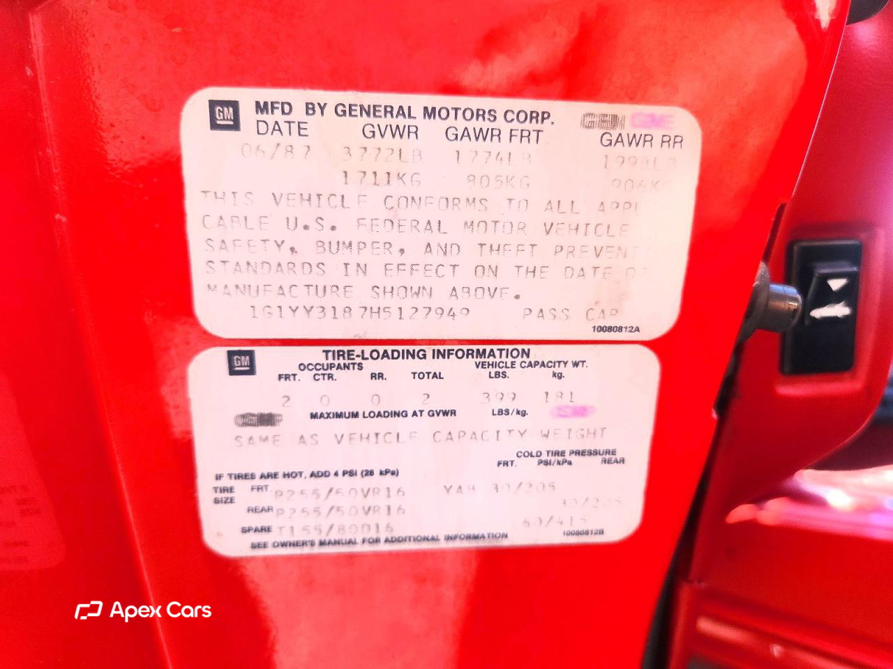 Chevrolet Corvette 1987