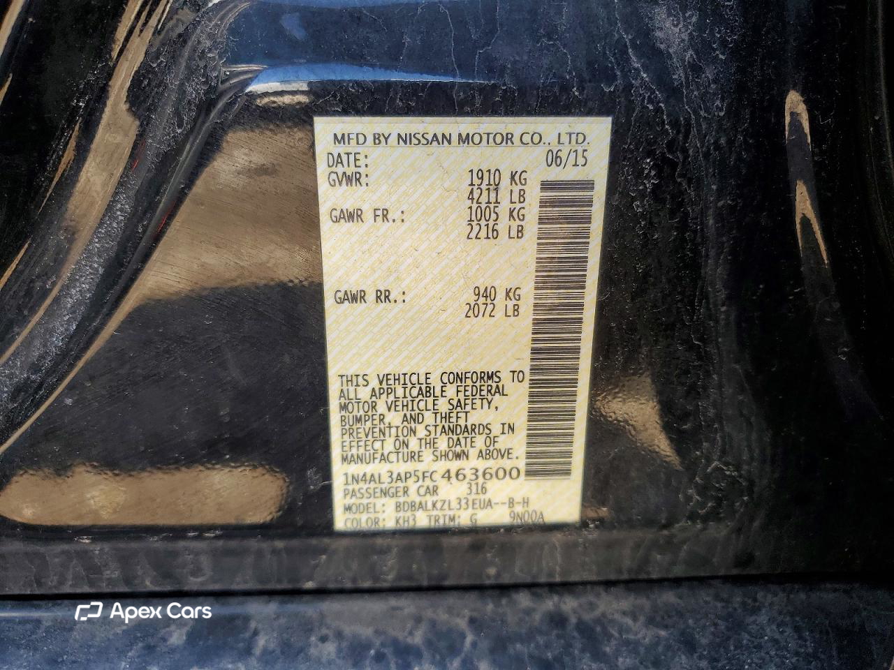 Nissan Altima 2015