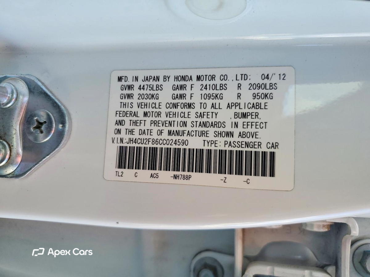 Acura TSX 2012