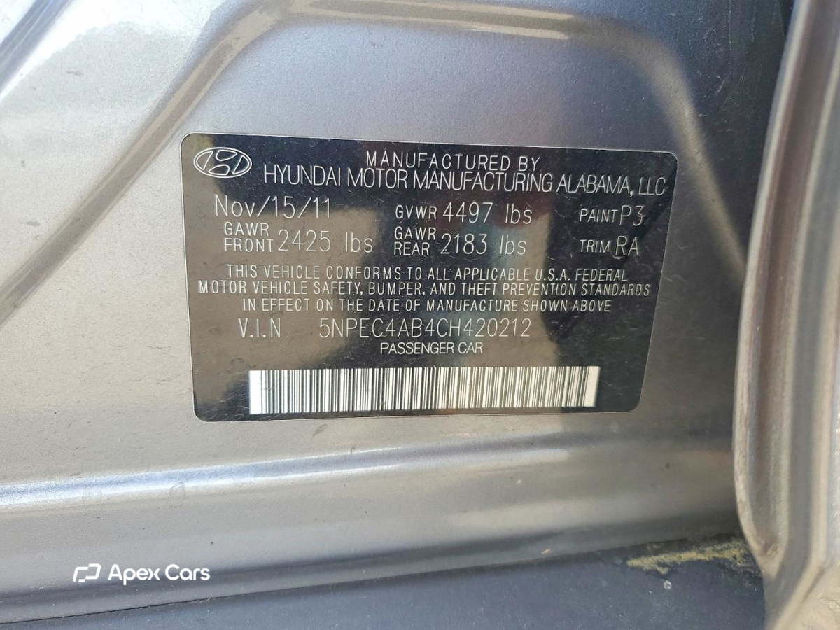 Hyundai Sonata 2012
