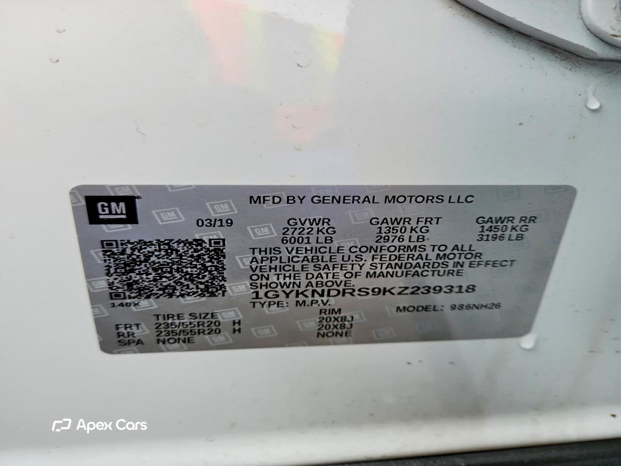 Cadillac XT5 2019