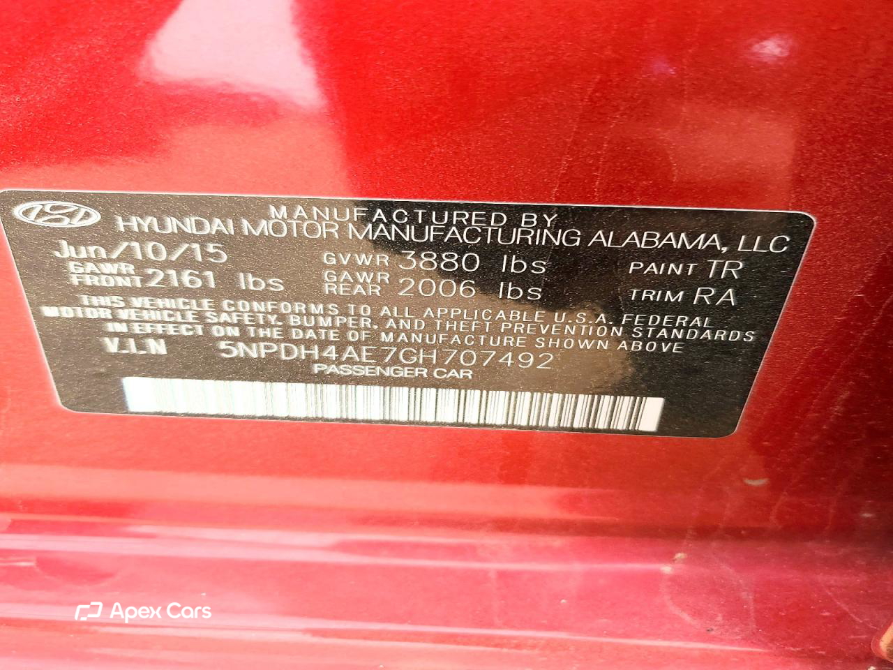 Hyundai Elantra 2016
