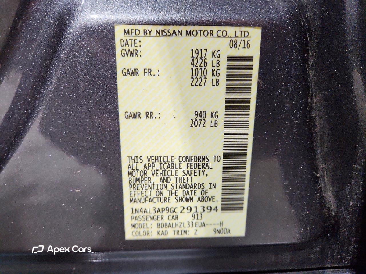 Nissan Altima 2016