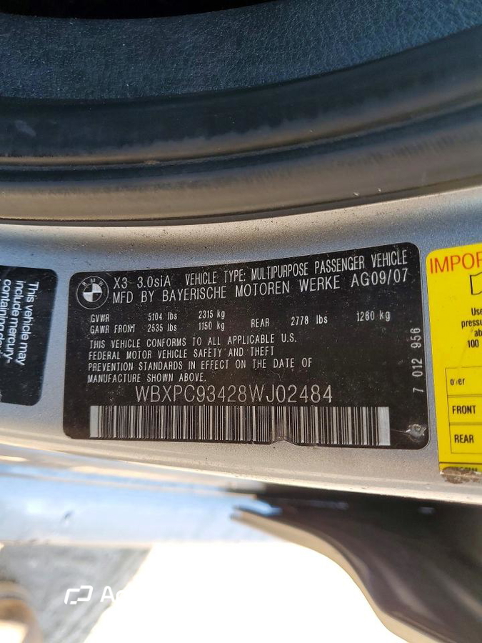 BMW X3 2008