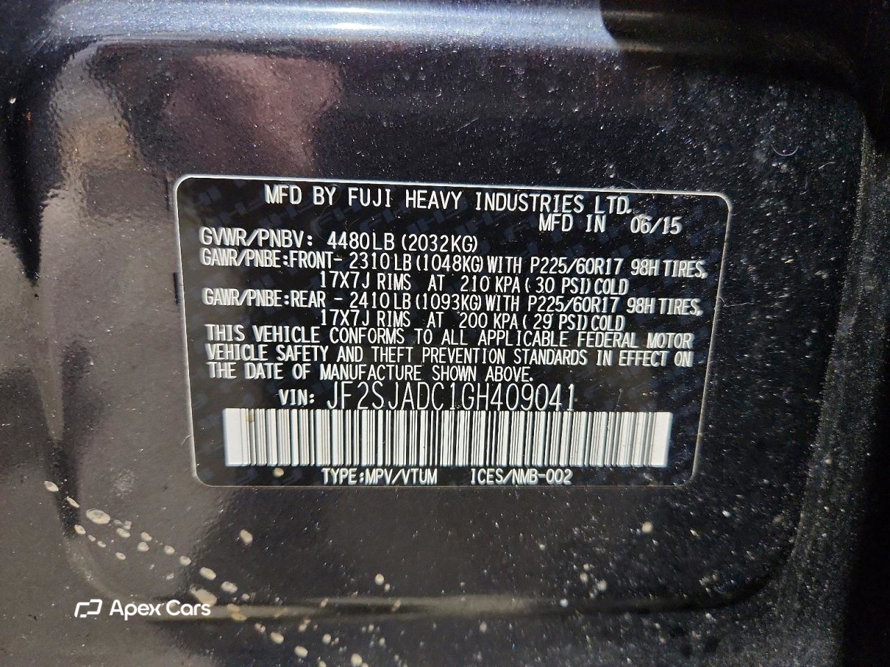 Subaru Forester 2016
