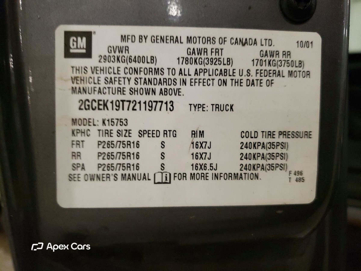Chevrolet Silverado 2002