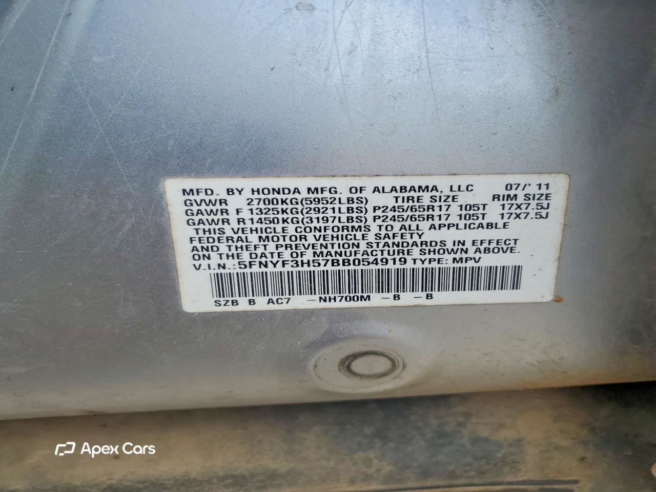 Honda Pilot 2011