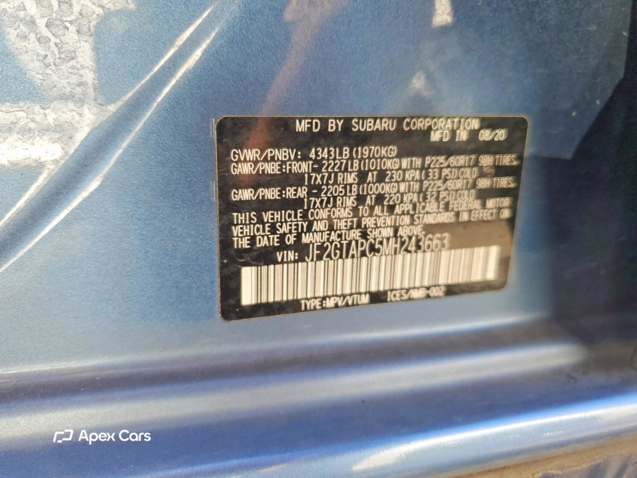 Subaru XV 2021