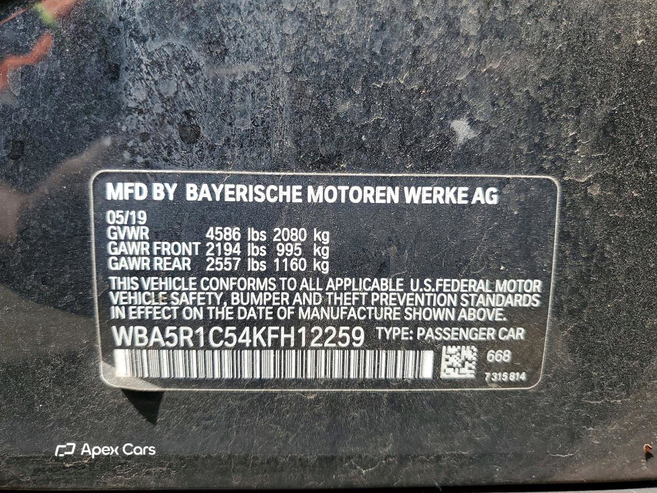 BMW Series 3 2019
