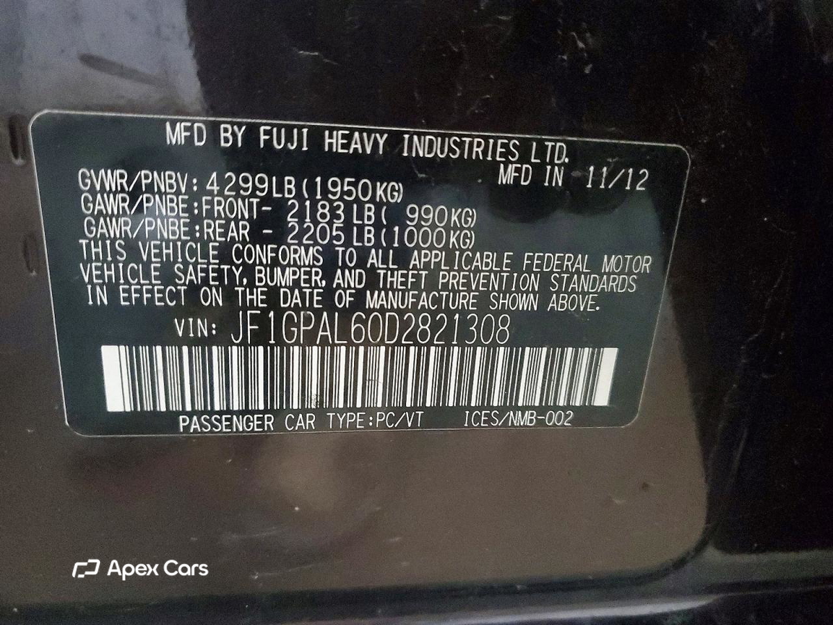Subaru Impreza 2013