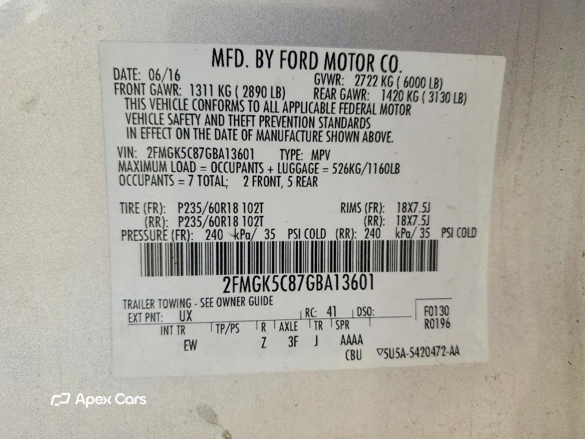 Ford Flex 2016