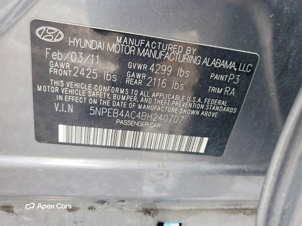 Hyundai Sonata 2011